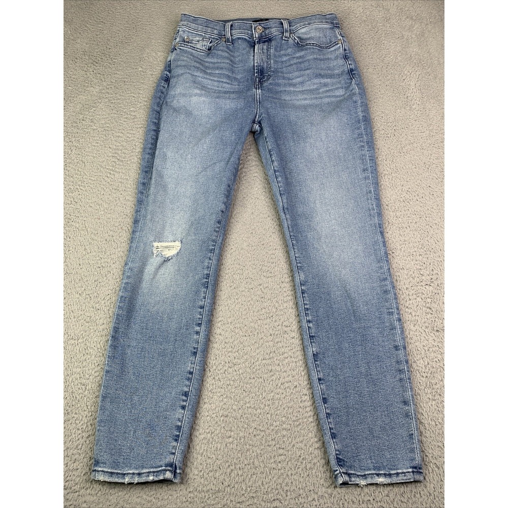 7 For All Mankind Jeans Women Size 30 Waist 28 High Waist Ankle Gwenevere